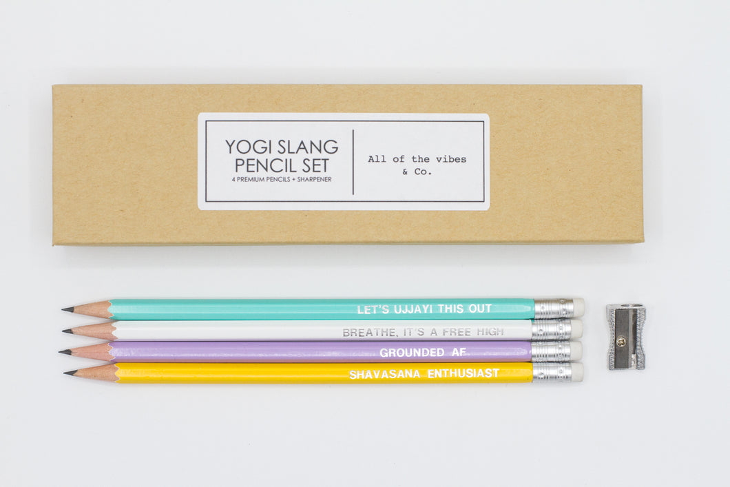 Yogi Slang Pencil Set